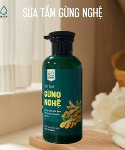 Sữa tắm gừng nghệ COME ON cấp ẩm, sáng da, sạch mụn lưng 500ml