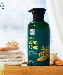 Sữa tắm gừng nghệ COME ON cấp ẩm, sáng da, sạch mụn lưng 500ml