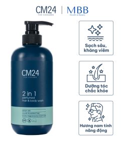 Tắm gội nam 2in1 hương nước hoa CM24 500ml