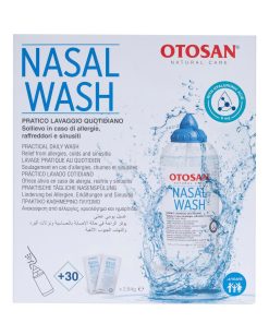 Bộ Rửa Mũi Viêm Xoang Otosan Giảm Viêm Mũi, Nghẹt Mũi – Dùng Cho Người Lớn & Trẻ Trên 6 Tuổi – Bình 240ml +30 gói muối