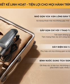 Bàn Ủi Hơi Nước Cầm Tay BlueStone GSB-4018 150ml 1200W