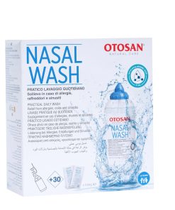 Bộ Rửa Mũi Viêm Xoang Otosan Giảm Viêm Mũi, Nghẹt Mũi – Dùng Cho Người Lớn & Trẻ Trên 6 Tuổi – Bình 240ml +30 gói muối