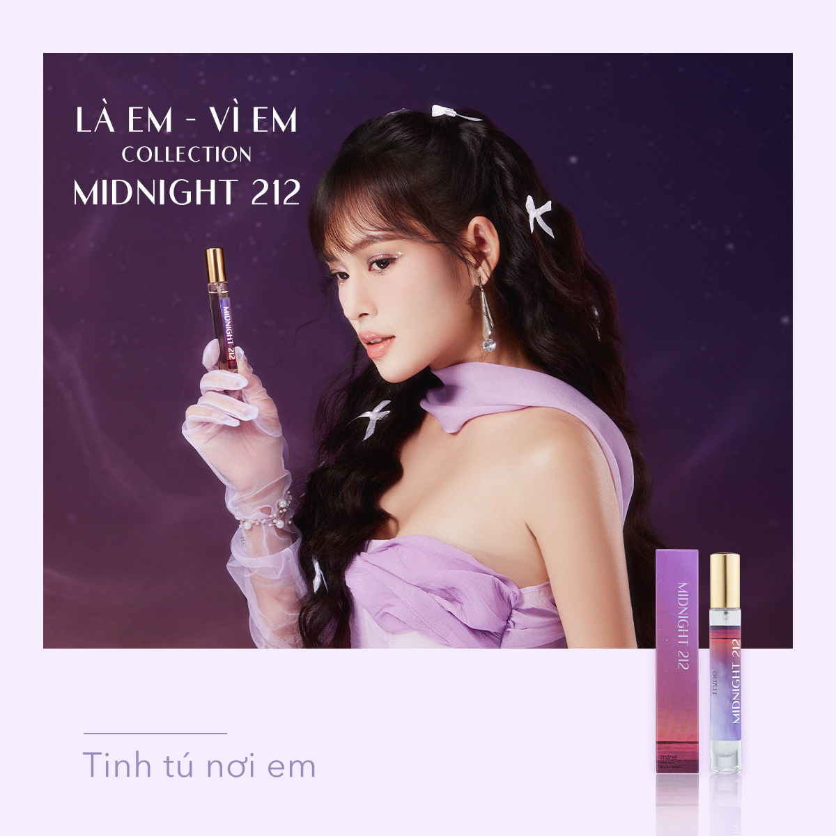 Nước hoa nữ Mine Midnight lưu hương 6-8h 9ml