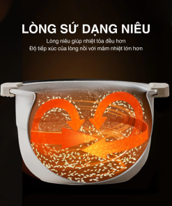 Nồi cơm điện lòng sứ dưỡng sinh Mishio MK365 (0.8L)