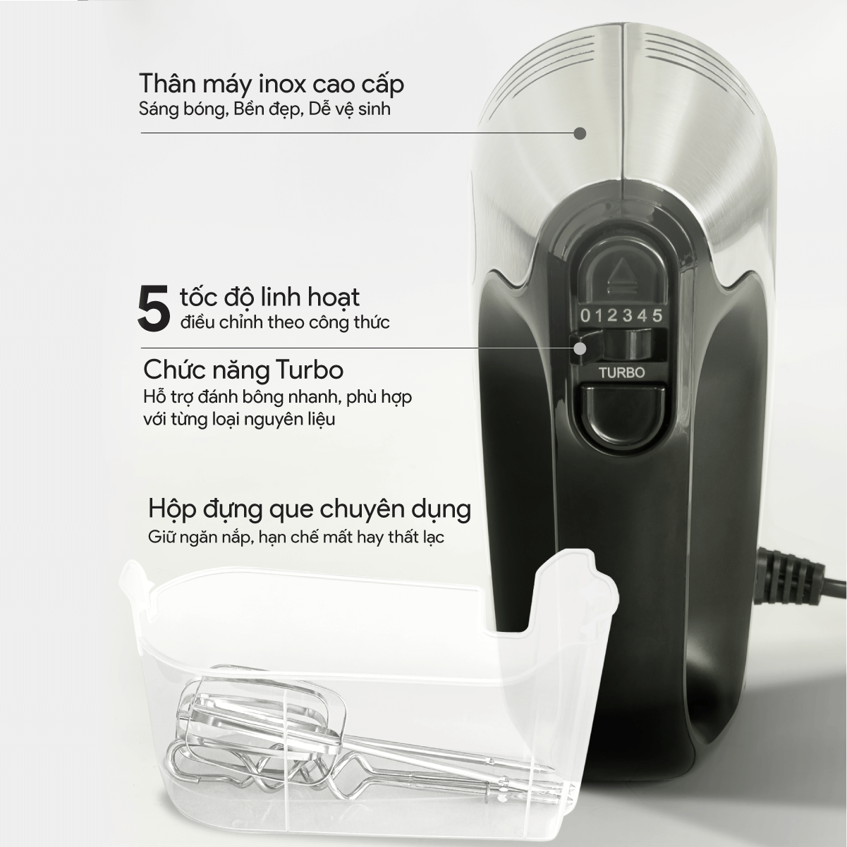 Máy Đánh Trứng Cầm Tay BlueStone HMB-6336 400W