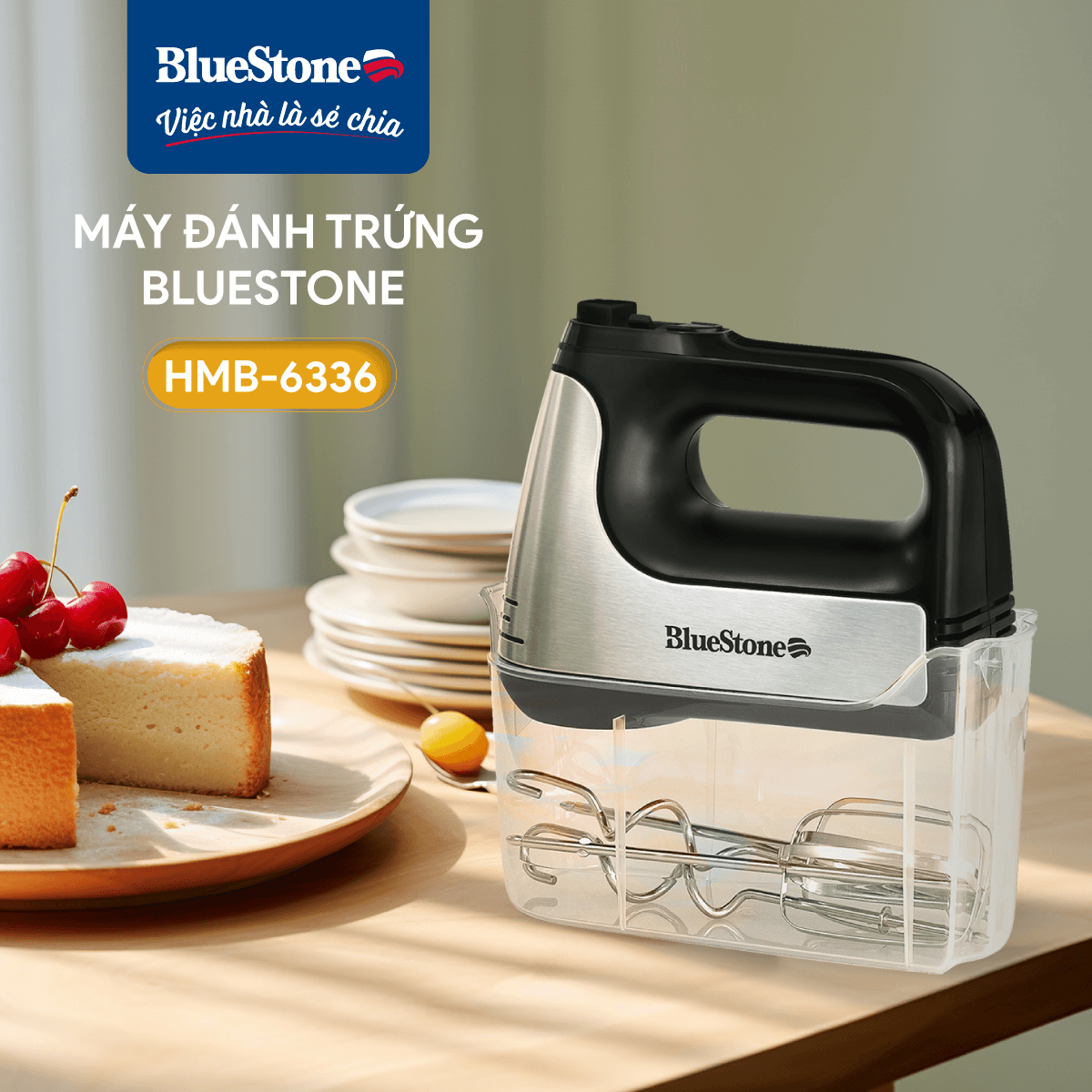 Máy Đánh Trứng Cầm Tay BlueStone HMB-6336 400W