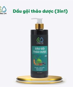 Dầu gội thảo dược COME ON 3in1 giải pháp toàn diện cho da đầu khoẻ, mượt tóc, phục hồi tóc 500ml