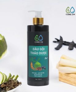 Dầu gội thảo dược COME ON 3in1 giải pháp toàn diện cho da đầu khoẻ, mượt tóc, phục hồi tóc 500ml