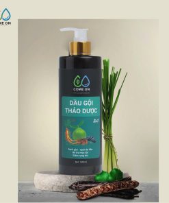 Dầu gội thảo dược COME ON 3in1 giải pháp toàn diện cho da đầu khoẻ, mượt tóc, phục hồi tóc 500ml