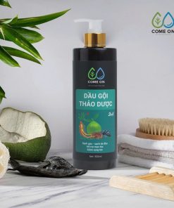 Dầu gội thảo dược COME ON 3in1 giải pháp toàn diện cho da đầu khoẻ, mượt tóc, phục hồi tóc 500ml