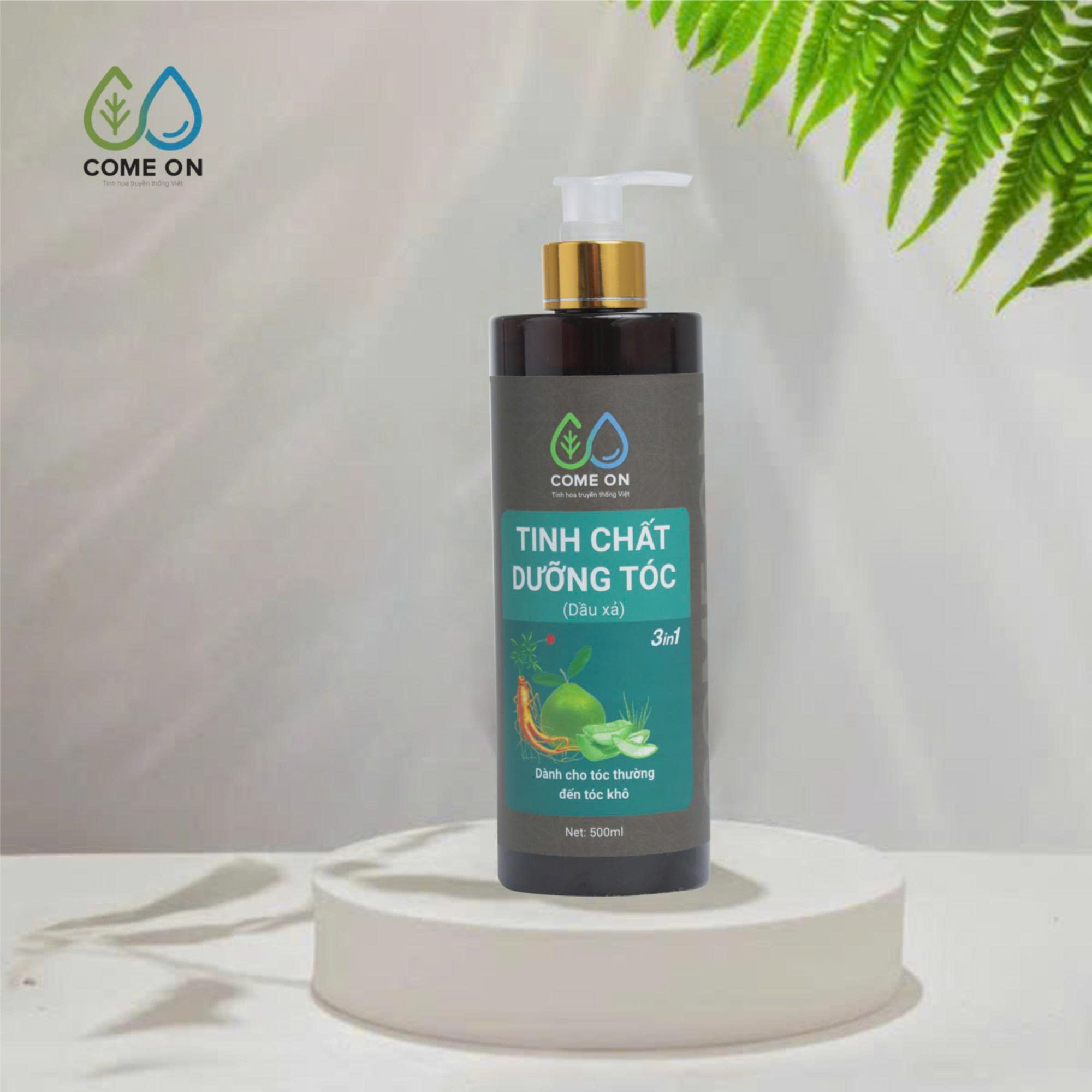 Tinh chất dưỡng tóc (dầu xả) COME ON cải thiện tóc khô xơ, gãy rụng 500ml