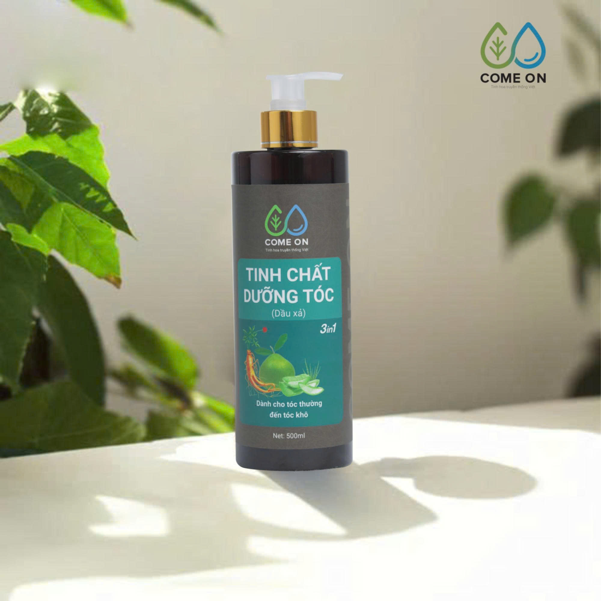 Tinh chất dưỡng tóc (dầu xả) COME ON cải thiện tóc khô xơ, gãy rụng 500ml