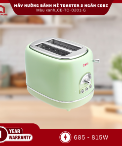 Máy nướng bánh mì Toaster 2 ngăn COBI màu xanh_CB-TO-0201-G_341711