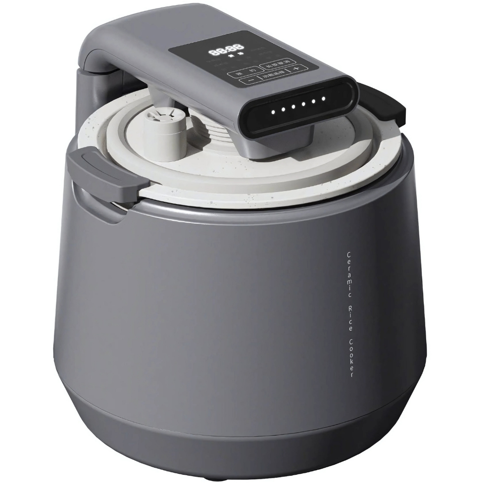 Nồi Cơm Điện Áp Suất Lòng Sứ Dưỡng Sinh Mishio MK396 dung tích 0.8L cho 1-2 người – Bí Quyết Cho Cơm Gạo Lứt