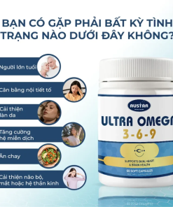 Viên Uống Austar Ultra Omega 3-6-9 (Hộp 60 viên)