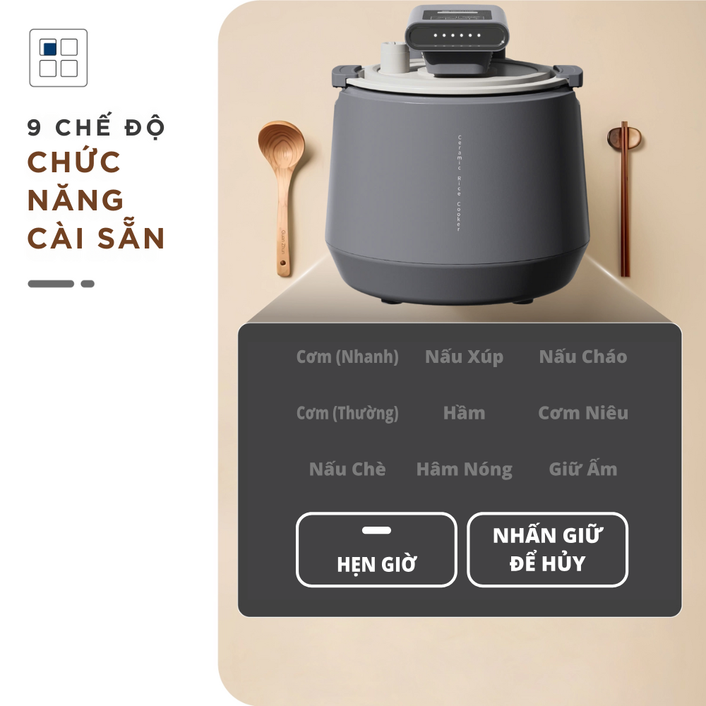 Nồi Cơm Điện Áp Suất Lòng Sứ Dưỡng Sinh Mishio MK396 dung tích 0.8L cho 1-2 người – Bí Quyết Cho Cơm Gạo Lứt
