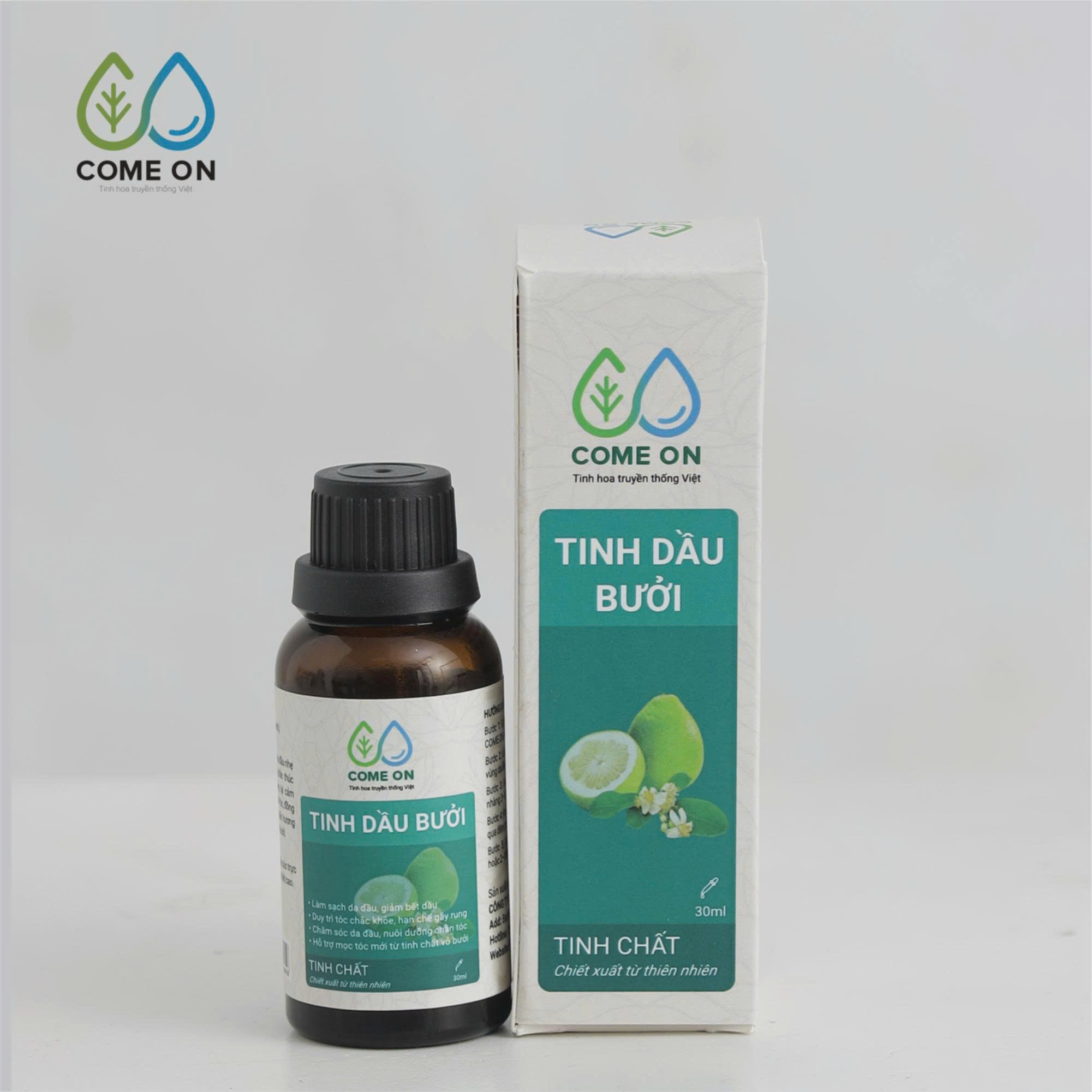 Tinh dầu bưởi COME ON dưỡng tóc chắc khoẻ nhanh dài 30ml