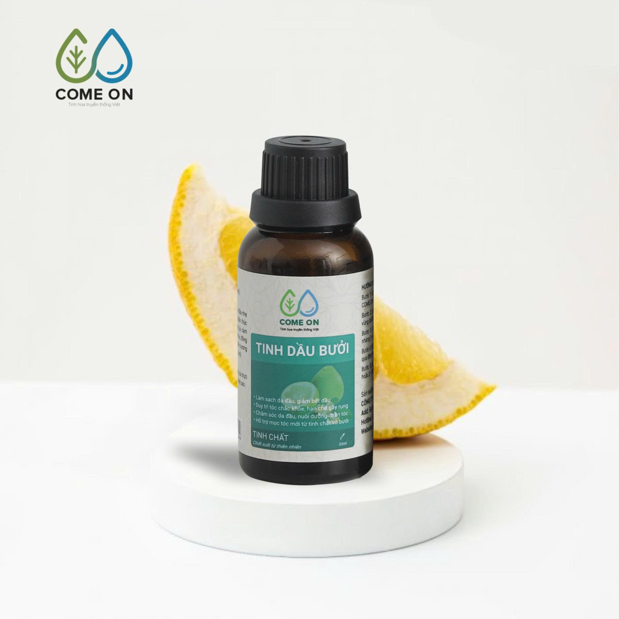 Tinh dầu bưởi COME ON dưỡng tóc chắc khoẻ nhanh dài 30ml
