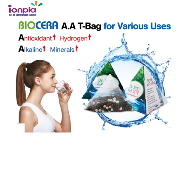 Túi hạt tạo khoáng Biocera Alkaline T Bag