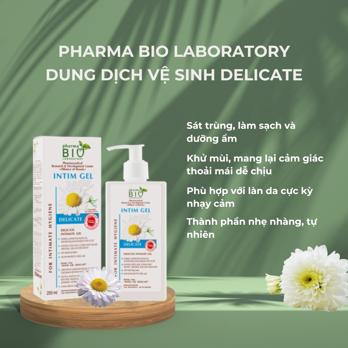 Dung dịch vệ sinh Pharma Bio Laboratory Delicate 250ml