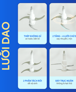 Máy Xay Thịt BlueStone CHB-5151 2 Lít 350W