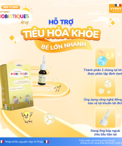 Thực phẩm bảo vệ sức khỏe VYPHYTOKID PROBIOTIQUES drop hỗ trợ bổ sung lợi khuẩn