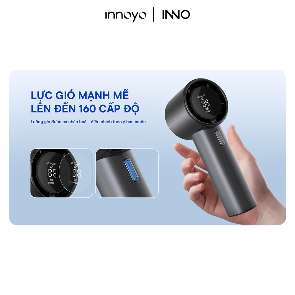 Quạt cầm tay tốc độ cao InnoFans Handheld