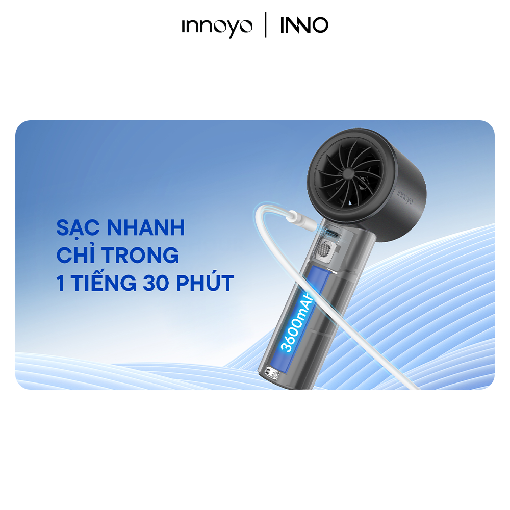Quạt cầm tay tốc độ cao InnoFans Handheld