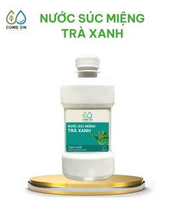Nước súc miệng trà xanh COME ON sạch miệng, sạch mảng bám, thơm miệng 200ml