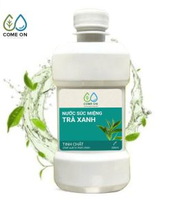 Nước súc miệng trà xanh COME ON sạch miệng, sạch mảng bám, thơm miệng 200ml