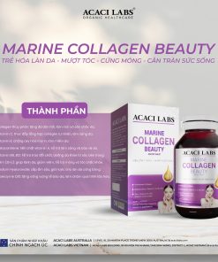 Collagen thủy phân hỗ trợ Da Móng Tóc Acai Labs Marine Collagen Beauty Australia 90v