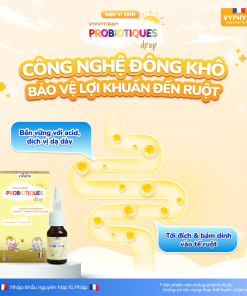 Thực phẩm bảo vệ sức khỏe VYPHYTOKID PROBIOTIQUES drop hỗ trợ bổ sung lợi khuẩn