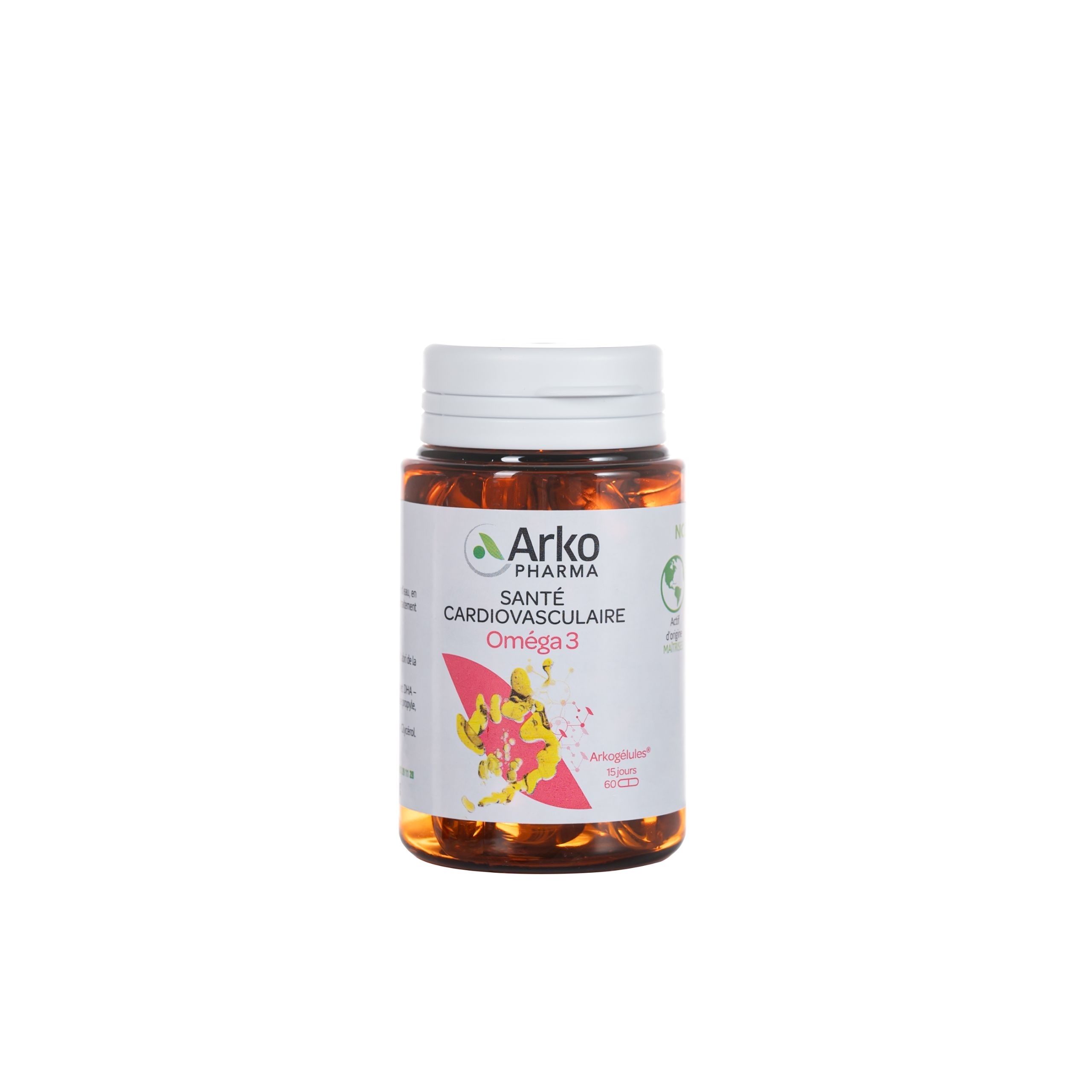Viên uống ARKOPHARMA ARKOGELULES OMEGA 3 hỗ trợ tăng cường sức khỏe tim mạch (Hộp 60 viên)