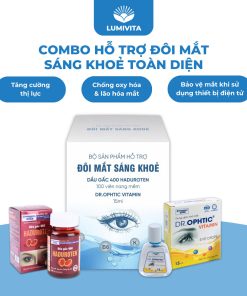 Bộ sản phẩm hỗ trợ đôi mắt sáng khoẻ