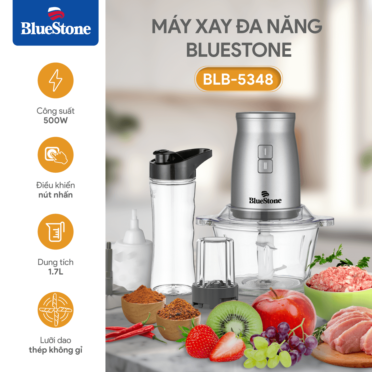 Máy Xay Đa Năng BlueStone BLB-5348 500W