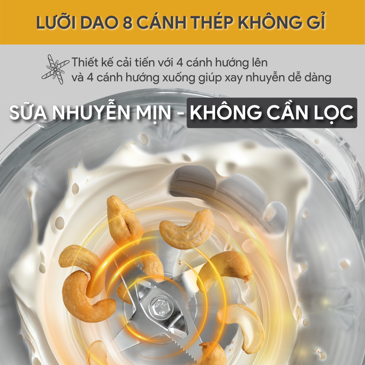 Máy Làm Sữa Hạt Đa Năng BlueStone BLB-6038 1.75 Lít 1000W