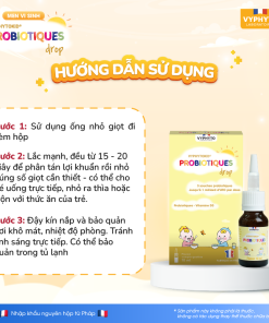 Thực phẩm bảo vệ sức khỏe VYPHYTOKID PROBIOTIQUES drop hỗ trợ bổ sung lợi khuẩn