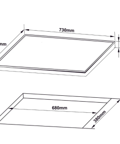 Bếp từ lắp âm 2 vùng nấu Hafele HC-I7323B