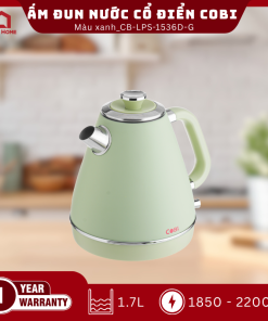 Ấm đun nước cổ điển COBI màu xanh 1.7L_CB-LPS-1536D-G_341708