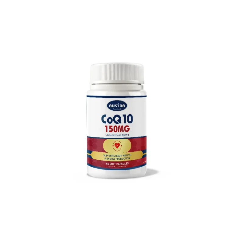 Viên uống Austar CoQ10 150mg – Hỗ Trợ Sức Khỏe Tim Mạch (Hộp 60 viên)