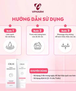 Kem dưỡng thể +Dr.lee hỗ trợ dưỡng sáng & đều màu da 150g – Perfect Whitening Body Cream
