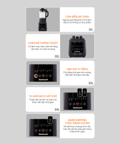 Máy Làm Sữa Hạt Đa Năng BlueStone BLB-6037 1.75 Lít 800W