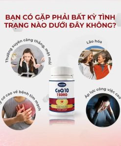 Viên uống Austar CoQ10 150mg – Hỗ Trợ Sức Khỏe Tim Mạch (Hộp 60 viên)
