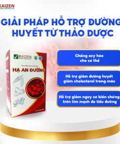 Viên uống Hạ An Đường giúp hạ đường huyết, hỗ trợ chuyển hóa đường (70 viên)