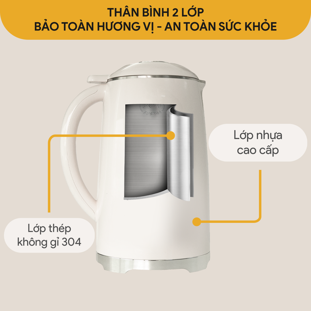 Máy Làm Sữa Hạt Đa Năng BlueStone SMB-7331 1.2 Lít 950W