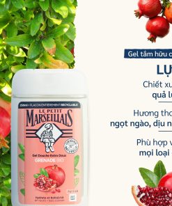Sữa Tắm dạng kem/ Gel tắm 92% hữu cơ LE PETIT MARSEILLAIS 250ml
