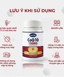 Viên uống Austar CoQ10 150mg – Hỗ Trợ Sức Khỏe Tim Mạch (Hộp 60 viên)