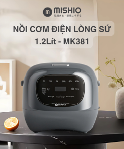 Nồi cơm điện sứ dưỡng sinh, nhãn hiệu Mishio Model MK381