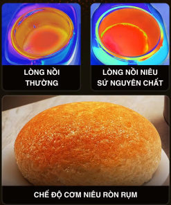 Nồi cơm điện sứ dưỡng sinh, nhãn hiệu Mishio Model MK381