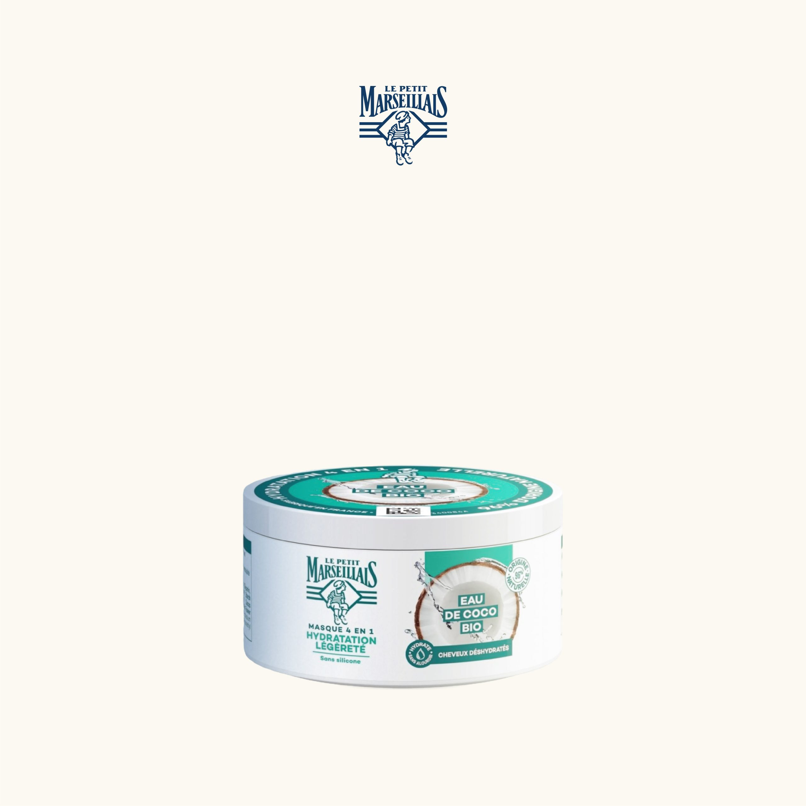 Mặt Nạ Tóc Le Petit Marseillais 4 Trong 1 Dưỡng Ẩm Dịu Nhẹ Với Nước Dừa Hữu Cơ 300ml